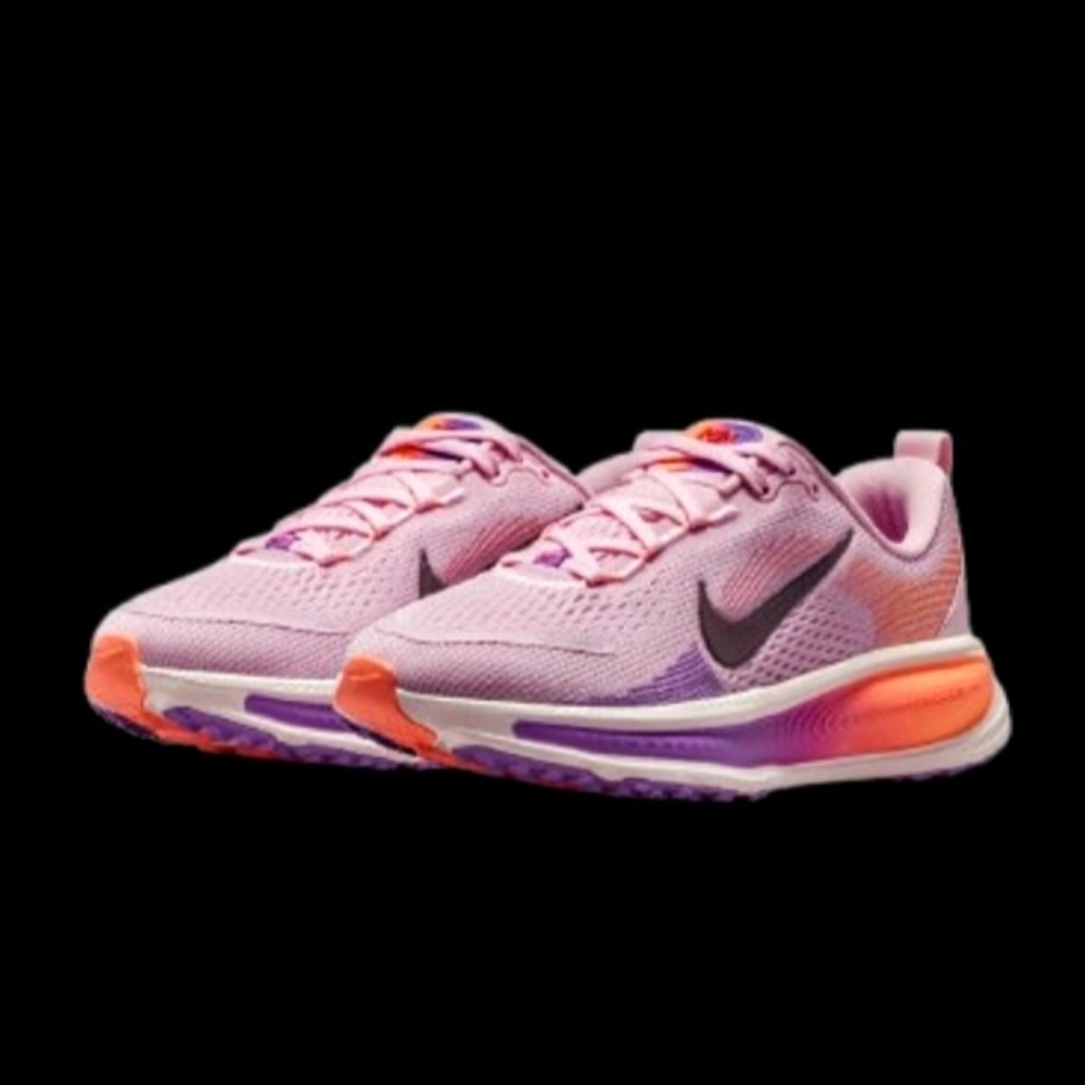 Nike Air Zoom Vomero 18 Running Womens Size 8.5/Kids 7Y Pink Violet Sail Orange